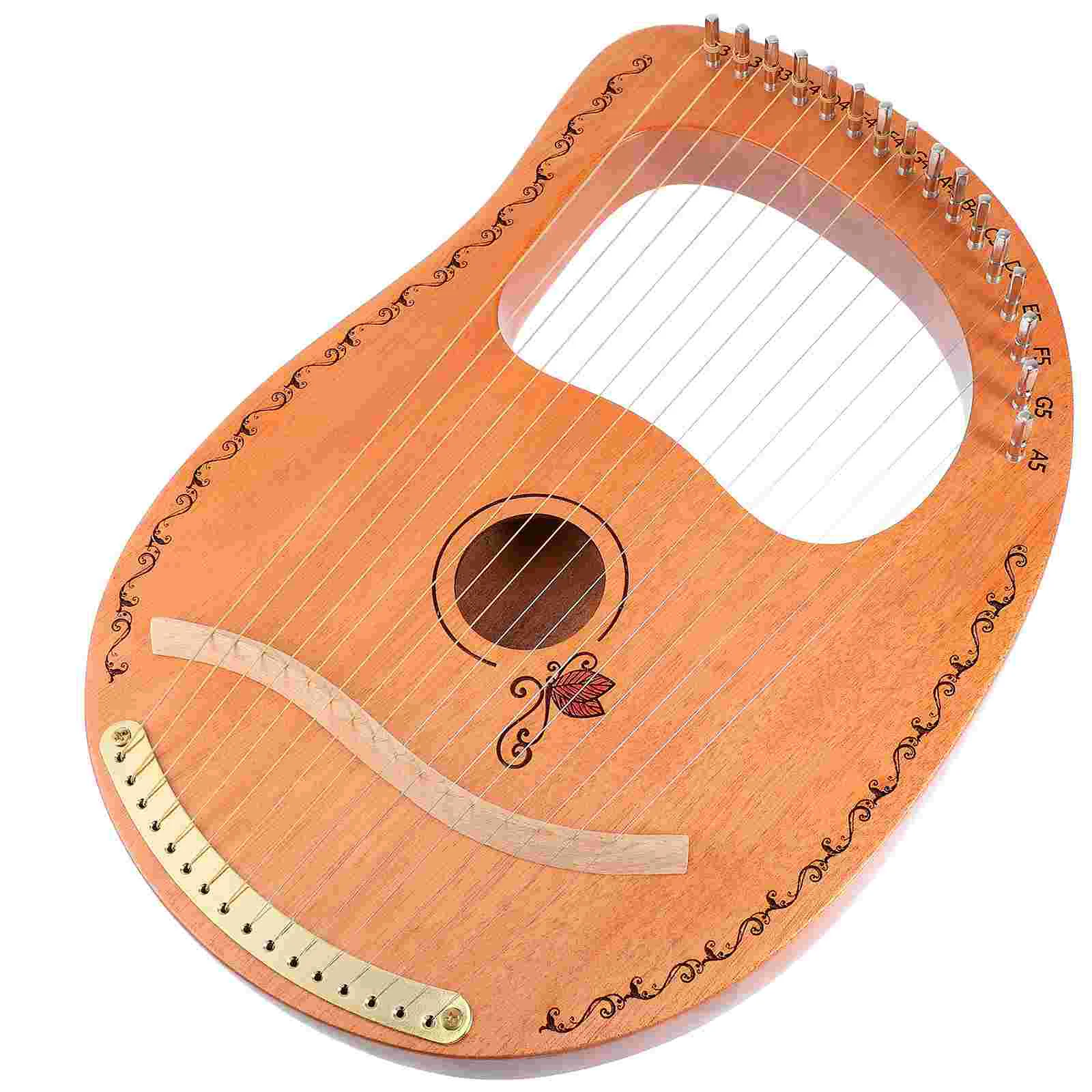 

16 струн Lyre Harp инструмент нежный подарок музыкальные практичные инструменты деревянные