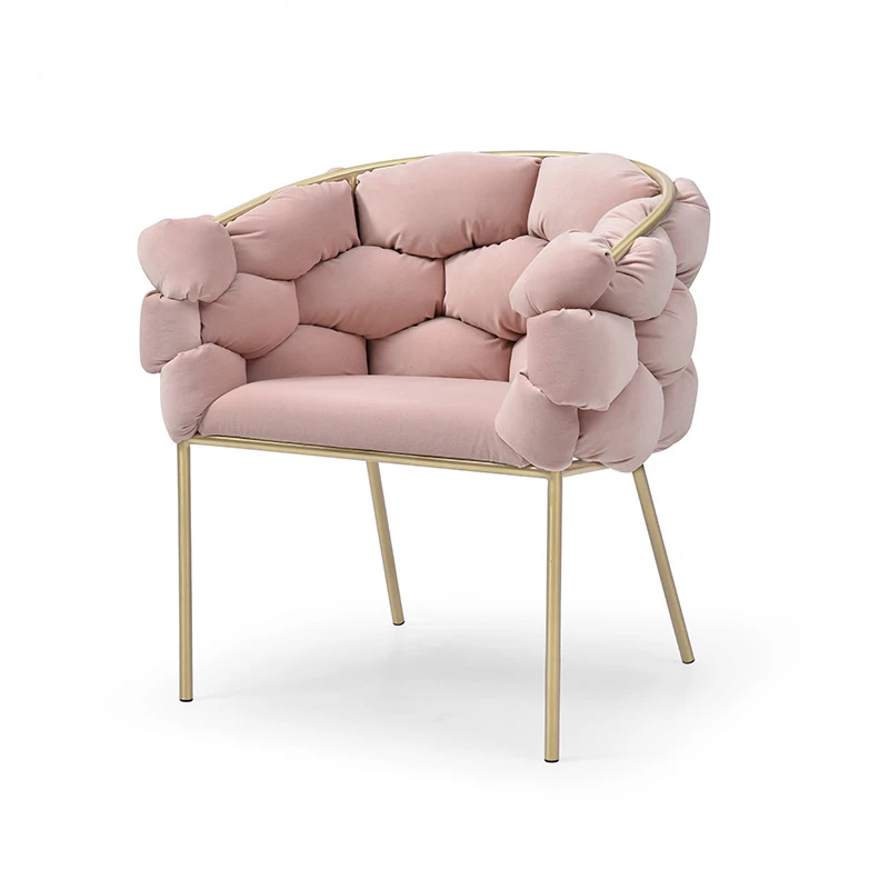 

Light Luxury Cosmetic Chair Dressing Stool Backrest Bedroom Simple Modern Minimalist Internet Celebrity Ins Fairy Makeup Stool
