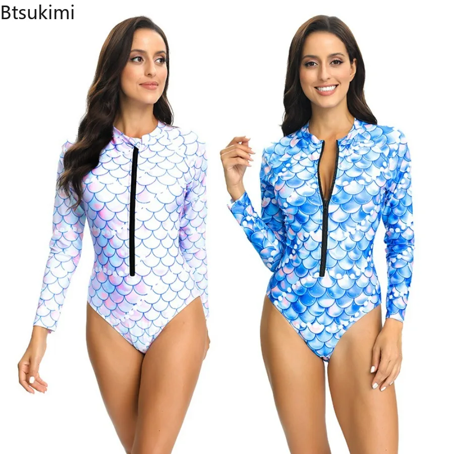 New 2024 Women's Sexy Swimwear 3D Digital Printing Long Sleeve Zipper Swimsuit Female Summer Fashion Bodysuit Surfing Beachwear
New 2024 Women's Sexy Swimwear 3D Digital Printing Long Sleeve Zipper Swimsuit Female Summer Fashion Bodysuit Surfing Beachwear
