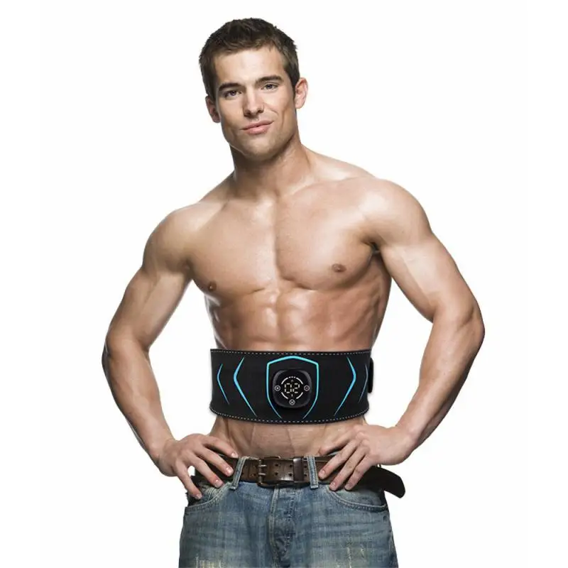 

Muscle Stimulator Trainer USB Electric Abs Toner Abdominal Belt Vibration Body Waist Belly Weight Loss