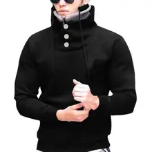 2021 Trendy Men Pullover Solid Color Long Sleeve Autumn Winter Turtleneck Buttons Casual Sweatshirt Streetwear for Outdoor
2021 Trendy Men Pullover Solid Color Long Sleeve Autumn Winter Turtleneck Buttons Casual Sweatshirt Streetwear for Outdoor