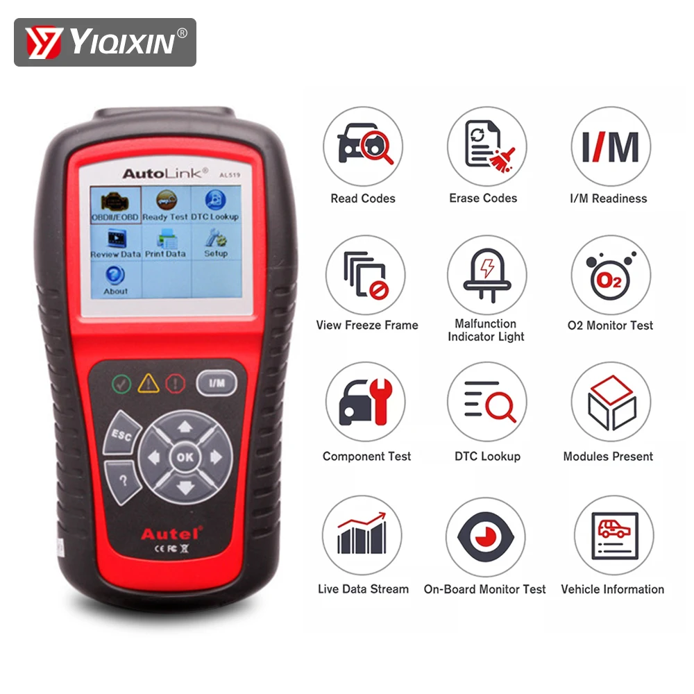 Диагностический сканер Autel AL519, диагностический сканер OBD2 CAN считыватель кода Autel AL619, диагностический инструмент, сканирование автомобильного аккумулятора, русский/испанский
Диагностический сканер Autel AL519, диагностический сканер OBD2 CAN считыватель кода Autel AL619, диагностический инструмент, сканирование автомобильного аккумулятора, русский/испанский
