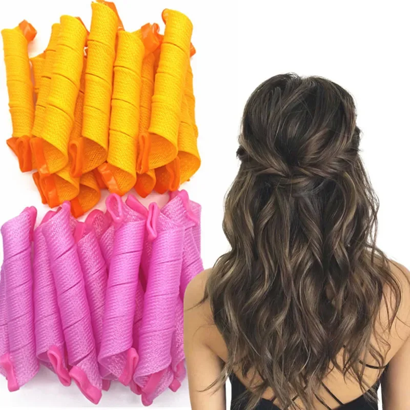 18pcs/set DIY Hair Roller Spiral Hair Curler Styling Tools Set Hair Curlers Heatless Non-Damaging Wave Formers Hair Styling Tool
18pcs/set DIY Hair Roller Spiral Hair Curler Styling Tools Set Hair Curlers Heatless Non-Damaging Wave Formers Hair Styling Tool