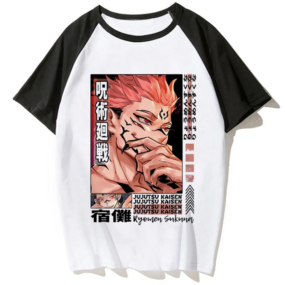 Jujutsu Kaisen top women Japanese t shirt girl anime streetwear clothing
Jujutsu Kaisen top women Japanese t shirt girl anime streetwear clothing