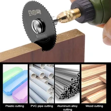6pcs Mini Hss Circular Saw Blade Rotary Tool For Dremel Metal Cutter Power Tool Wood Cutting Discs Drill Mandrel Cutoff 22-44mm
6pcs Mini Hss Circular Saw Blade Rotary Tool For Dremel Metal Cutter Power Tool Wood Cutting Discs Drill Mandrel Cutoff 22-44mm