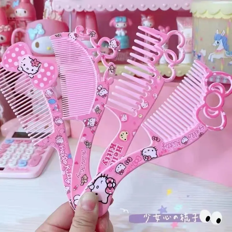 Anime Sanrio Hello Kitty Girly Heart Comb Kawaii Cute Plastic Adult Hairdressing Fine Tooth Comb Cartoon Style Gift for Girls
Anime Sanrio Hello Kitty Girly Heart Comb Kawaii Cute Plastic Adult Hairdressing Fine Tooth Comb Cartoon Style Gift for Girls
