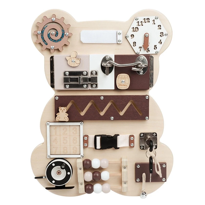 Montessori Sensory Board Activity Bear Puzzle Toy Baby Brain Development Game Dropship
Montessori Sensory Board Activity Bear Puzzle Toy Baby Brain Development Game Dropship