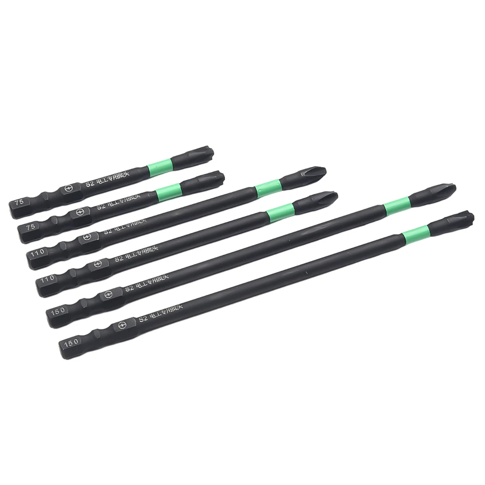 6pcs FPH2 75-150mm Magnetic Special Slotted Cross Screwdriver Bit For Air Switch Hand Tools Accessories Wholesale
6pcs FPH2 75-150mm Magnetic Special Slotted Cross Screwdriver Bit For Air Switch Hand Tools Accessories Wholesale
