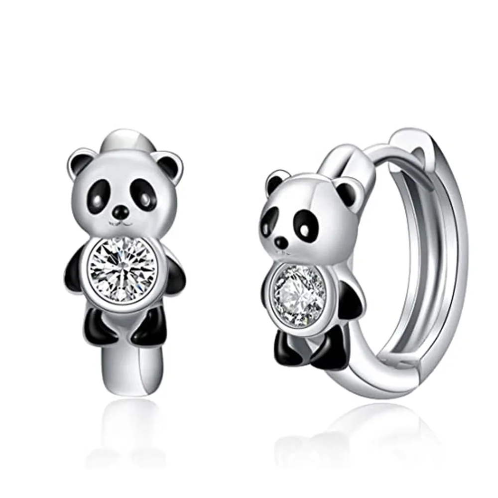 Lovely Panda Zircon Round Earrings for Women New Oil Dripping Cartoon Animal Panda Ear Rings Fashion Jewelry Gift
Lovely Panda Zircon Round Earrings for Women New Oil Dripping Cartoon Animal Panda Ear Rings Fashion Jewelry Gift