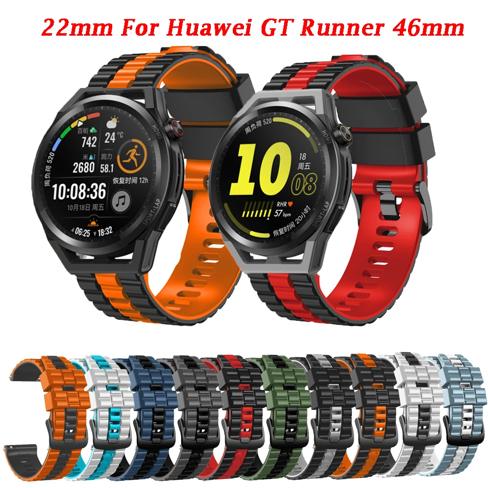 22mm Silicone Band for Huawei GT Runner 46 GT 3 Pro 46mm Watchband Bracelet Strap for Huawei GT2 46mm Watch 3 Pro GT2 Pro
22mm Silicone Band for Huawei GT Runner 46 GT 3 Pro 46mm Watchband Bracelet Strap for Huawei GT2 46mm Watch 3 Pro GT2 Pro