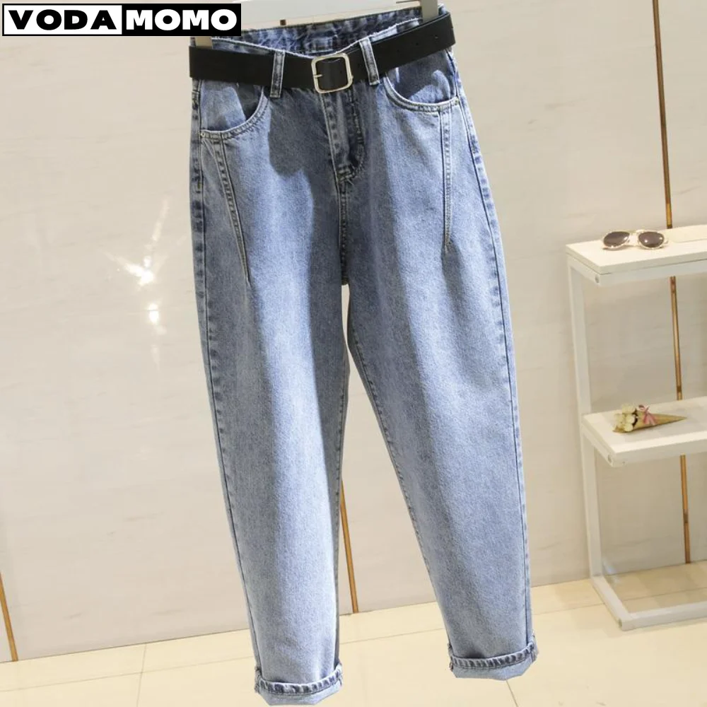 

Mens Jeans Harem Pants Fashion Pockets Desinger Loose fit Baggy Moto Jeans Men Stretch Retro Streetwear Relaxed Tapered Jeans