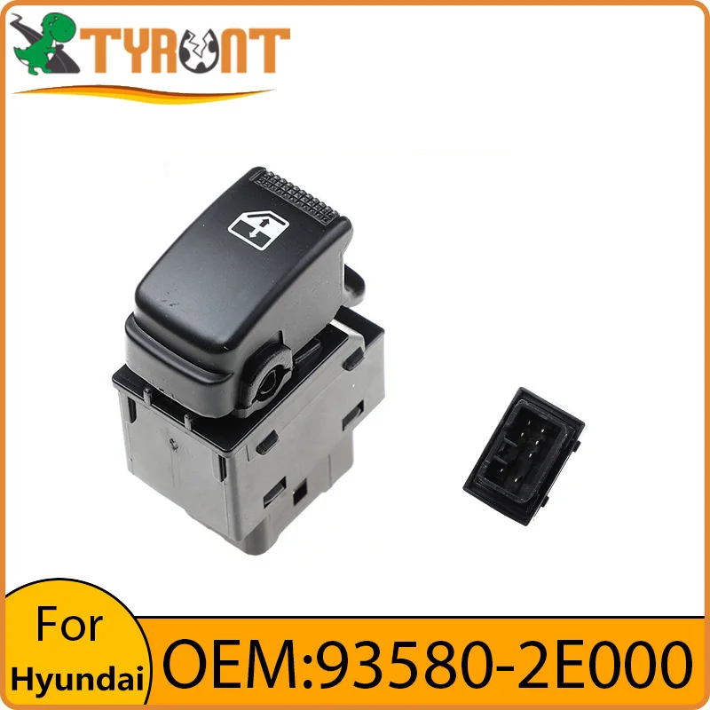 TYRNT New Electric Power Window Lift Switch Single Button 93580-2E000 For Hyundai Tucson 2004 Car Accessories
TYRNT New Electric Power Window Lift Switch Single Button 93580-2E000 For Hyundai Tucson 2004 Car Accessories