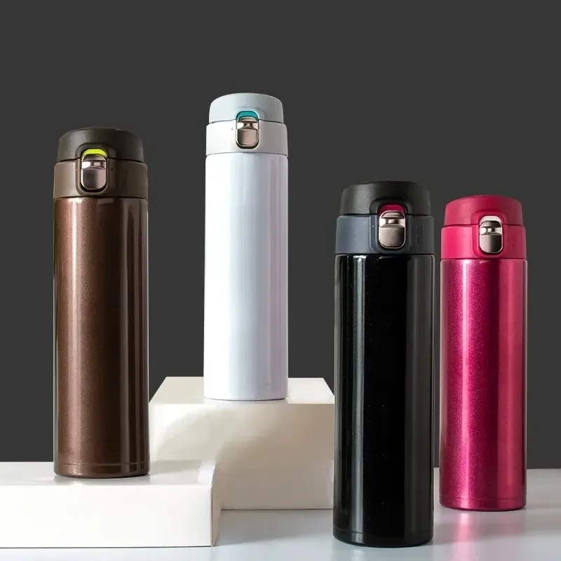 Portable Thermos Mug solid color stainless steel bounce cup fashion business office straight thermos
Portable Thermos Mug solid color stainless steel bounce cup fashion business office straight thermos