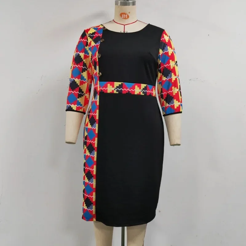 2XL-6XL African Wedding Party Dresses for Women 2024 Spring African 3/4 Sleeve Plus Size Bodycon Dress Dashiki African Clothing
2XL-6XL African Wedding Party Dresses for Women 2024 Spring African 3/4 Sleeve Plus Size Bodycon Dress Dashiki African Clothing