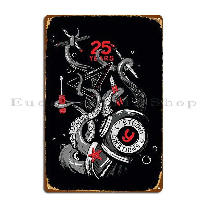 Talented Tentacles Metal Sign Cinema Wall Create Design Жестяная Табличка на гараж постер 
Talented Tentacles Metal Sign Cinema Wall Create Design Жестяная Табличка на гараж постер