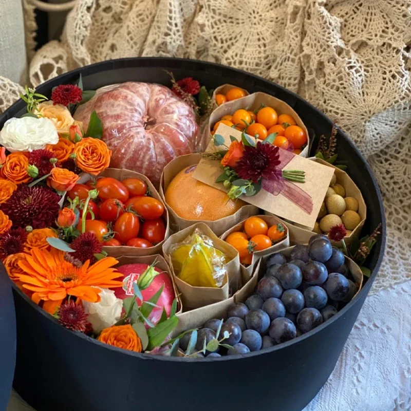 Пластиковая круглая подарочная коробка с фруктами и цветами, Высококачественная подарочная коробка в форме сердца, букет, композиция, упаковка, пустые коробки, мешок для обнимания
Пластиковая круглая подарочная коробка с фруктами и цветами, Высококачественная подарочная коробка в форме сердца, букет, композиция, упаковка, пустые коробки, мешок для обнимания