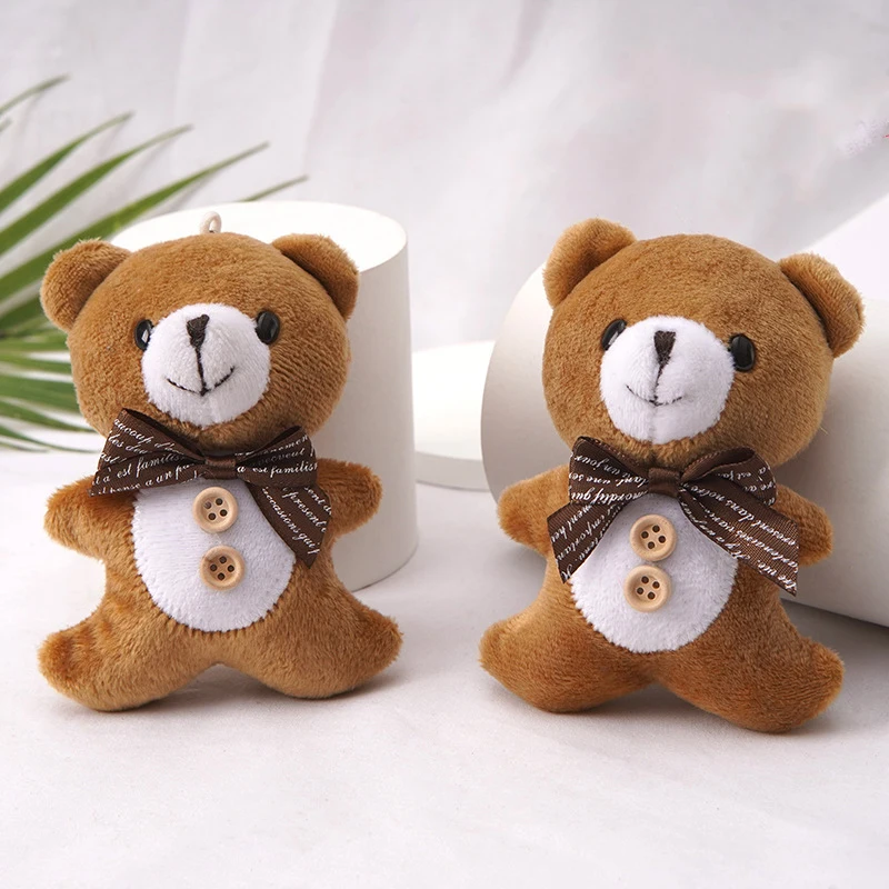 11cm Cute Bear Plush Keychain Pendant Kawaii Cartoon Key Ring Plush Dolls Toy Kids Girls Bag Car Key Pendant Gifts For Children
11cm Cute Bear Plush Keychain Pendant Kawaii Cartoon Key Ring Plush Dolls Toy Kids Girls Bag Car Key Pendant Gifts For Children