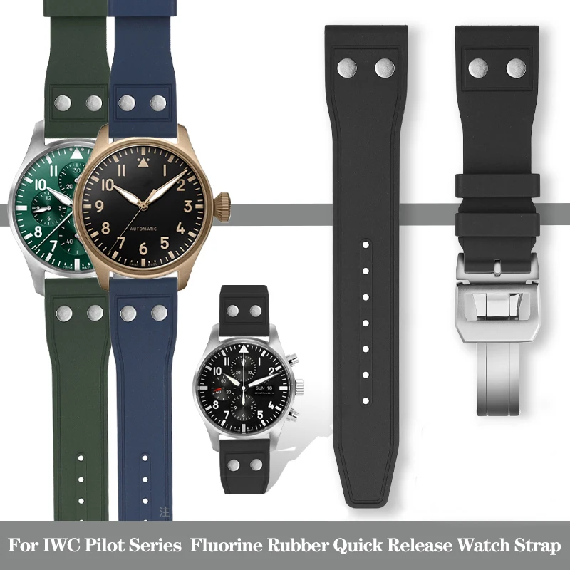 Ремешок для часов IWC Pilot Series IW503608, сменный флюоровый резиновый быстросъемный водонепроницаемый спортивный браслет для наручных часов, 20 мм 21 мм 22 мм
Ремешок для часов IWC Pilot Series IW503608, сменный флюоровый резиновый быстросъемный водонепроницаемый спортивный браслет для наручных часов, 20 мм 21 мм 22 мм