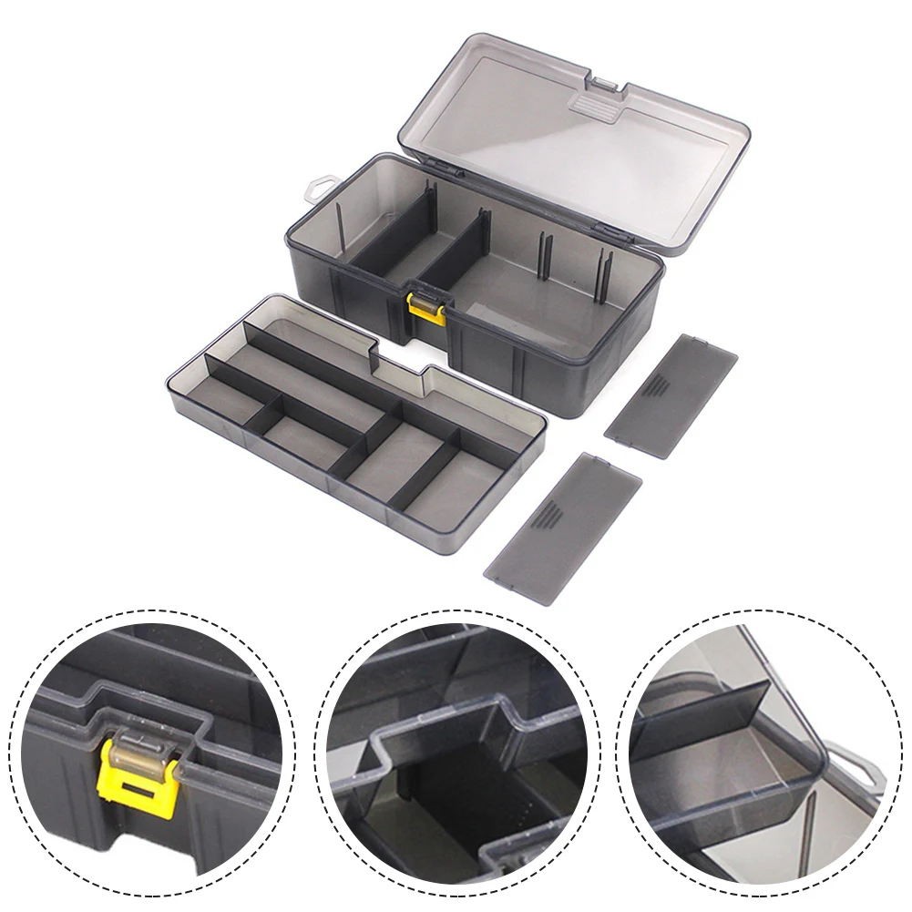 Double Layer Lure Tackle Box Fishing Accessories Adjustable Fake Bait Hook Box Tool Storage Boxes Fishings Gear Larger Capacity
Double Layer Lure Tackle Box Fishing Accessories Adjustable Fake Bait Hook Box Tool Storage Boxes Fishings Gear Larger Capacity
