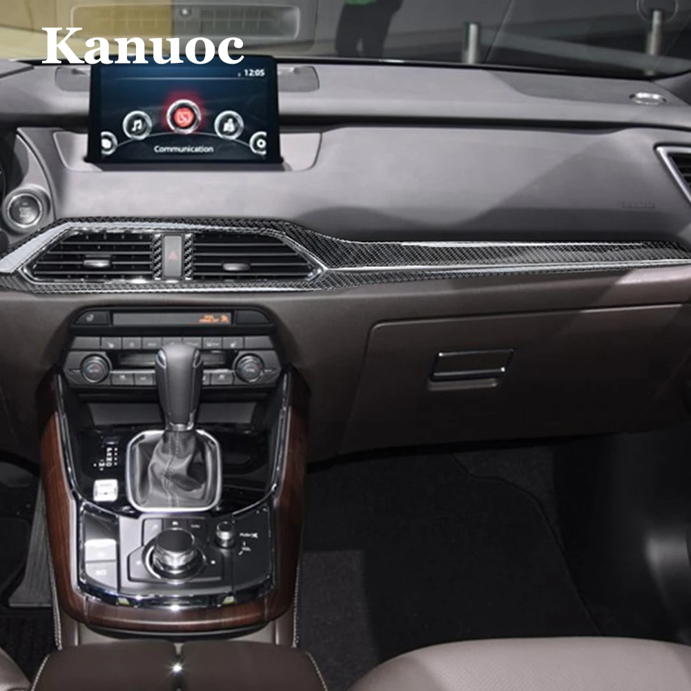 Декоративные полосы для приборной панели Mazda CX-9 2016-2022, автомобильные наклейки, аксессуары, автомобильный материал из углеродного волокна, внутренняя обшивка
Декоративные полосы для приборной панели Mazda CX-9 2016-2022, автомобильные наклейки, аксессуары, автомобильный материал из углеродного волокна, внутренняя обшивка