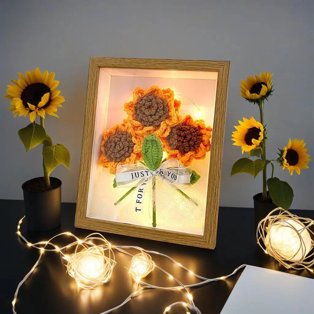 Light String Inside Photo Frame Crochet Flower Knitting Flower Decorative Ornament Crafts for School Office Kitchen Dining Table
Light String Inside Photo Frame Crochet Flower Knitting Flower Decorative Ornament Crafts for School Office Kitchen Dining Table