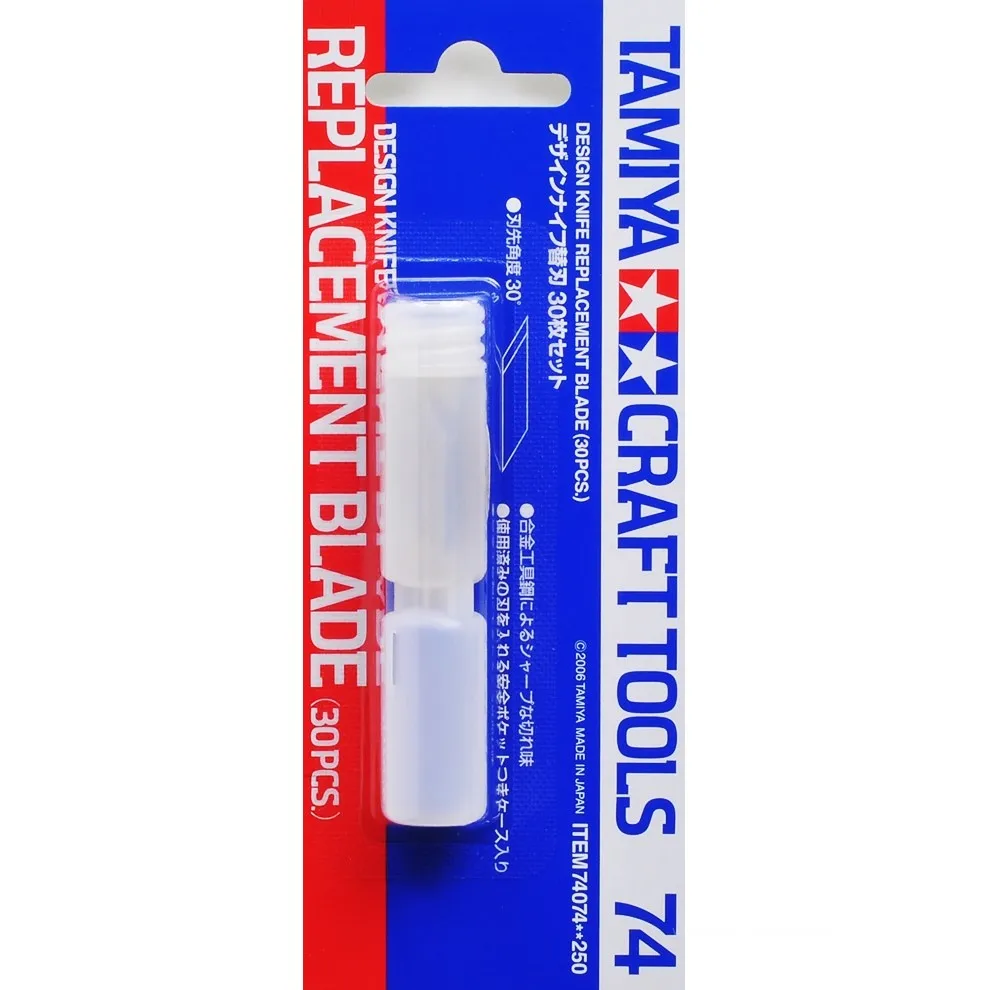 Tamiya 74074 30 Pieces Sharp Blades For Craft Knife Plastic Military Model Kit Doll Figure Handicraft Building Making Tools
Tamiya 74074 30 Pieces Sharp Blades For Craft Knife Plastic Military Model Kit Doll Figure Handicraft Building Making Tools