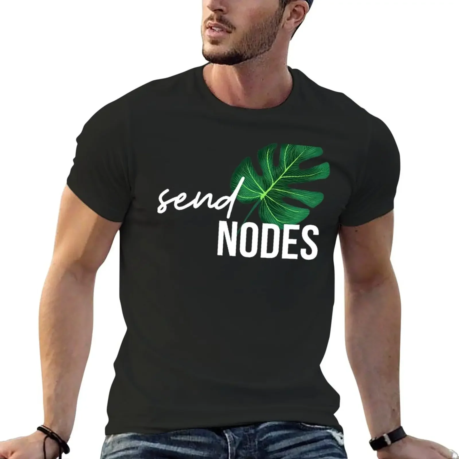 

Send Nodes Plant Lovers Gardening T-Shirt plain sublime t shirts for men cotton