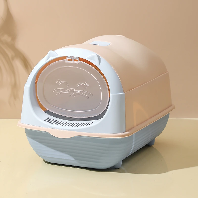 Big Sandbox Cat Bedpans Enclosed Toilet Covered Training Cat Bedpans Openness Training Arenero Gatos Litter Box Furniture QF50CB
Big Sandbox Cat Bedpans Enclosed Toilet Covered Training Cat Bedpans Openness Training Arenero Gatos Litter Box Furniture QF50CB