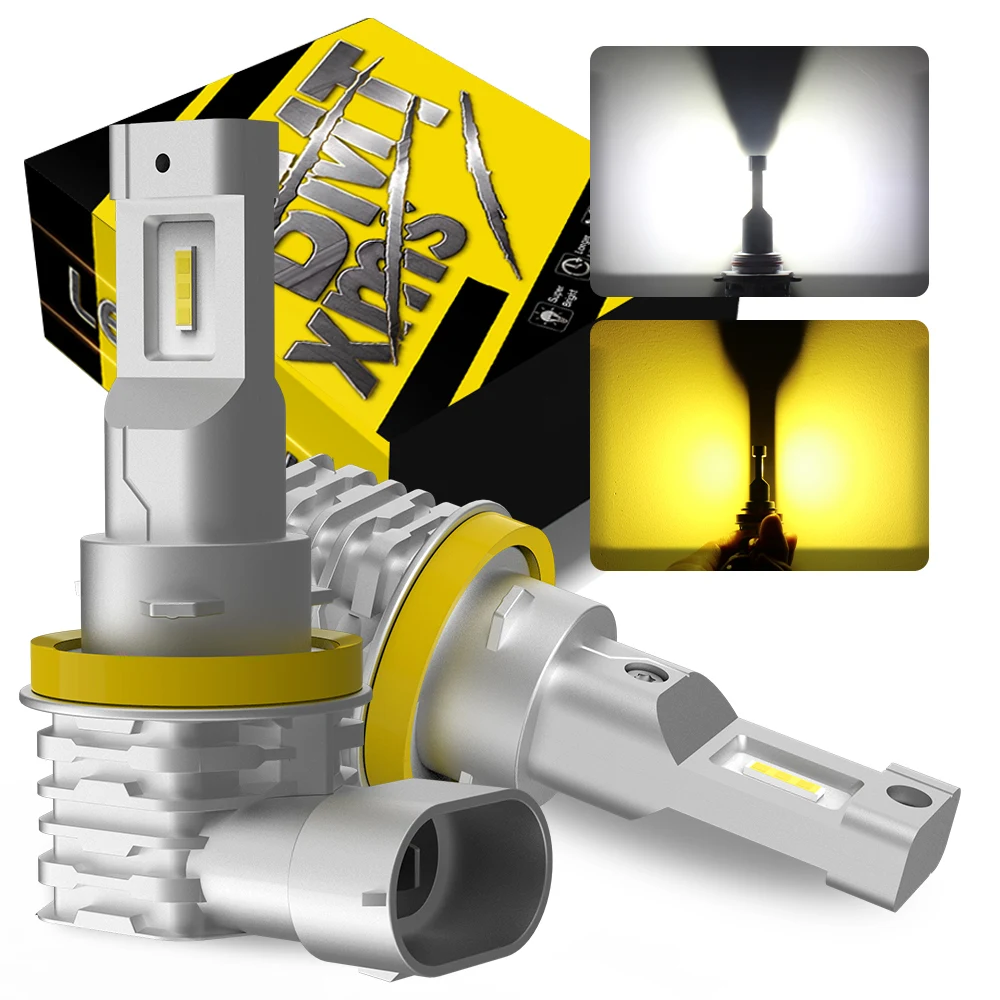 BMTxms 2pcs H8 H11 H16JP Led Fog Light Bulb 12000Lm Canbus No Error 6500K White 3000K Golden Yellow DRL Daytime Running Car Lamp
BMTxms 2pcs H8 H11 H16JP Led Fog Light Bulb 12000Lm Canbus No Error 6500K White 3000K Golden Yellow DRL Daytime Running Car Lamp