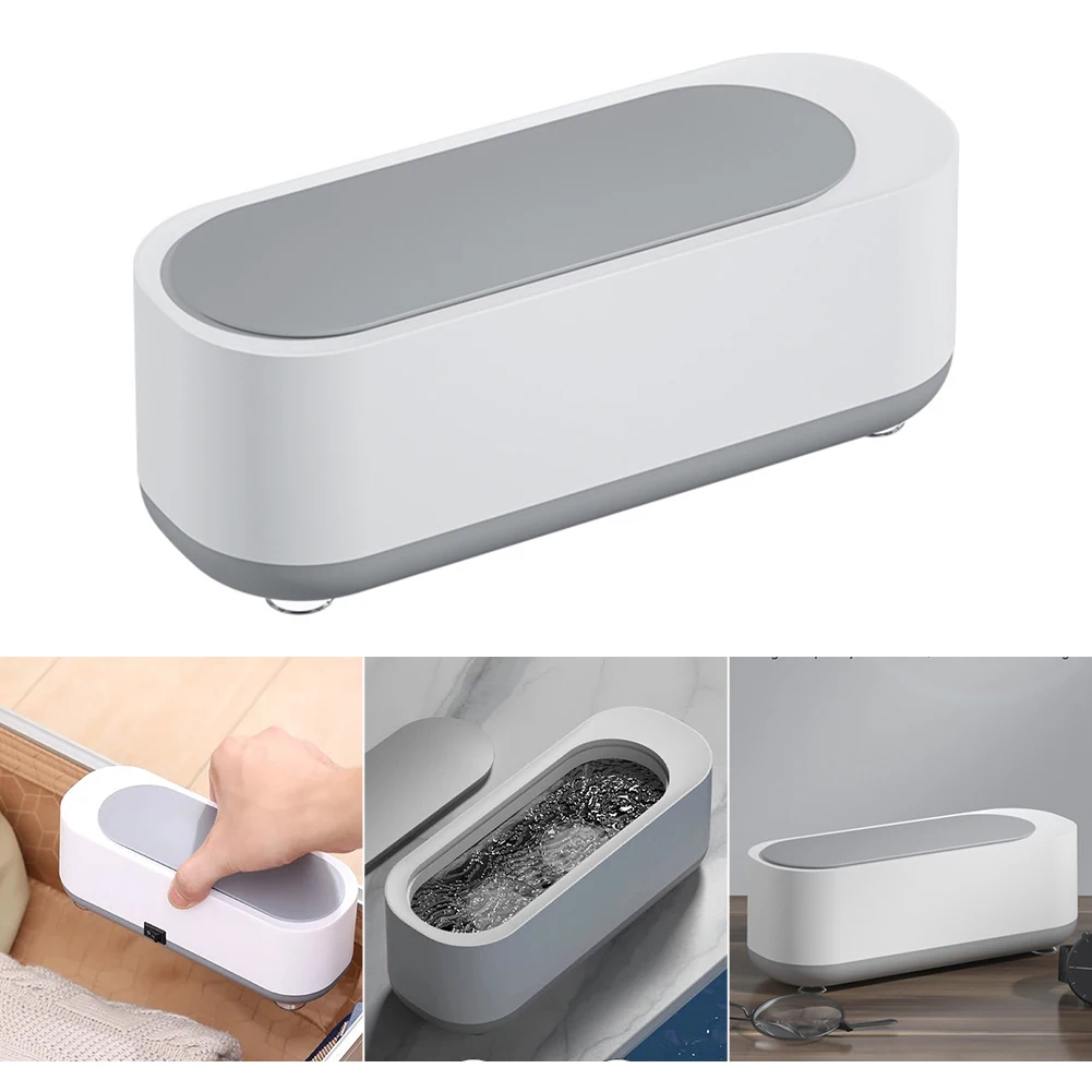 Ultrasonic Cleaning Machine High Frequency Vibration Wash Cleaner Portable Washing Jewelry Glasses Watch Washing Small Ring
Ultrasonic Cleaning Machine High Frequency Vibration Wash Cleaner Portable Washing Jewelry Glasses Watch Washing Small Ring