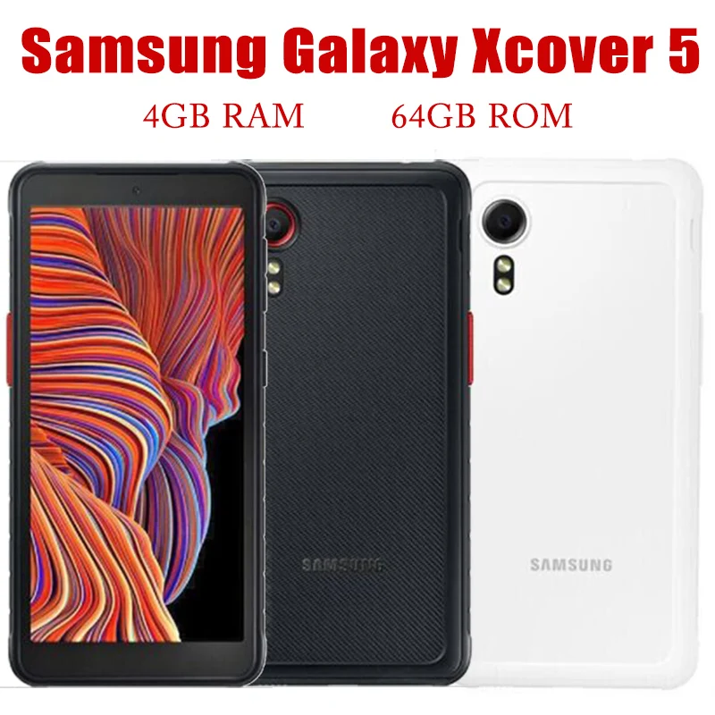 

Samsung Galaxy Xcover 5 G525F Unlocked Octa-core 4GB RAM 64GB ROM 4G LTE 16MP Dual SIM Cards Android Original Mobile Phone