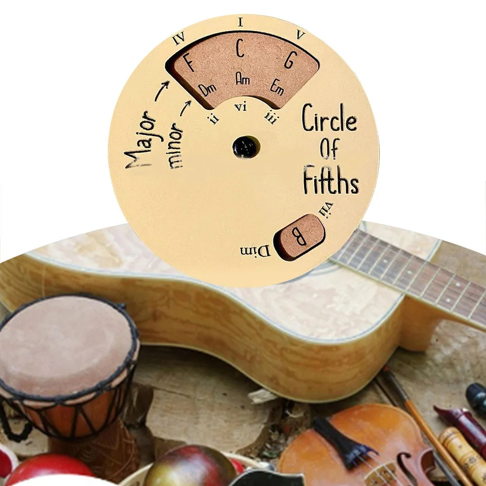 Chord Wheel Melody Tool Circle Wooden Musical Instruments Educational Tool Accesseries For Notes Chords Violin Piano Musicians
Chord Wheel Melody Tool Circle Wooden Musical Instruments Educational Tool Accesseries For Notes Chords Violin Piano Musicians