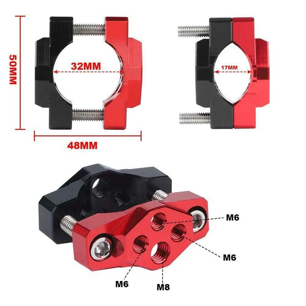 Aluminum Alloy Motorcycle Red Headlight Spot Light Turn Signals Holder Mount Bracket Fork Clamp Red Accessories For Vehicles
Aluminum Alloy Motorcycle Red Headlight Spot Light Turn Signals Holder Mount Bracket Fork Clamp Red Accessories For Vehicles