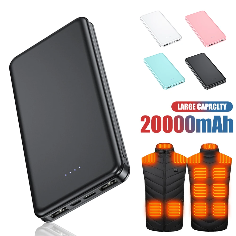 20000mAh Portable Power Bank 5V/2AUSB Mobile Phone Charger External Battery for Winter Heated Vest Jacket Scarf Socks Gloves
20000mAh Portable Power Bank 5V/2AUSB Mobile Phone Charger External Battery for Winter Heated Vest Jacket Scarf Socks Gloves