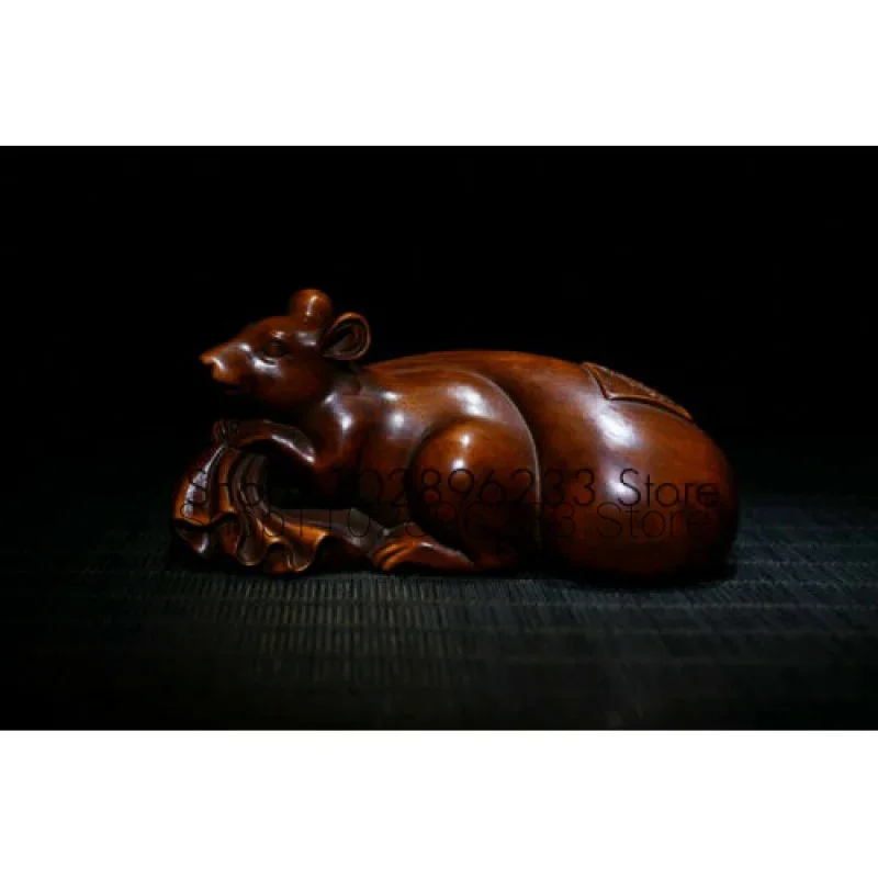 Collect Chinese Boxwood Carving Exquisite Lovely Mouse Statue Sculpture Art Gift
Collect Chinese Boxwood Carving Exquisite Lovely Mouse Statue Sculpture Art Gift