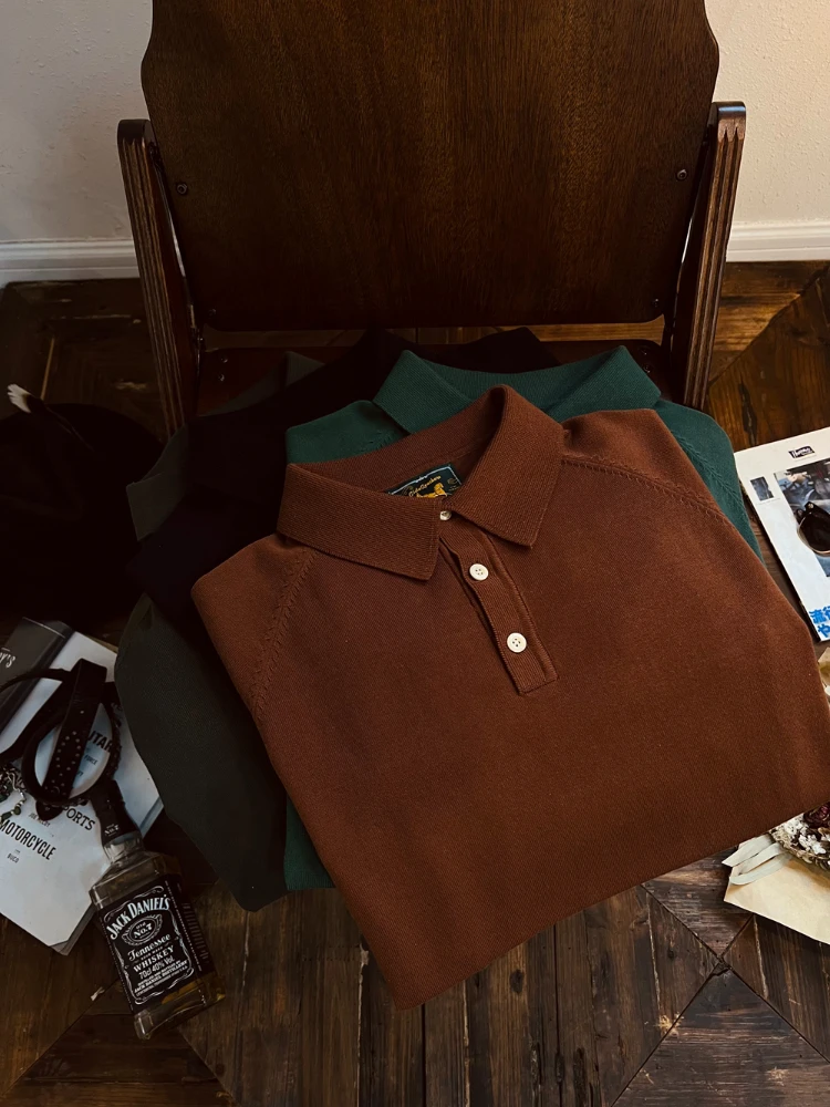 Short-Sleeved Shirt Polo Men's Summer Knitted Pure Cotton American Retro Casual Fashion Urban Slim Black Green Regular Trendy1Pc
Short-Sleeved Shirt Polo Men's Summer Knitted Pure Cotton American Retro Casual Fashion Urban Slim Black Green Regular Trendy1Pc