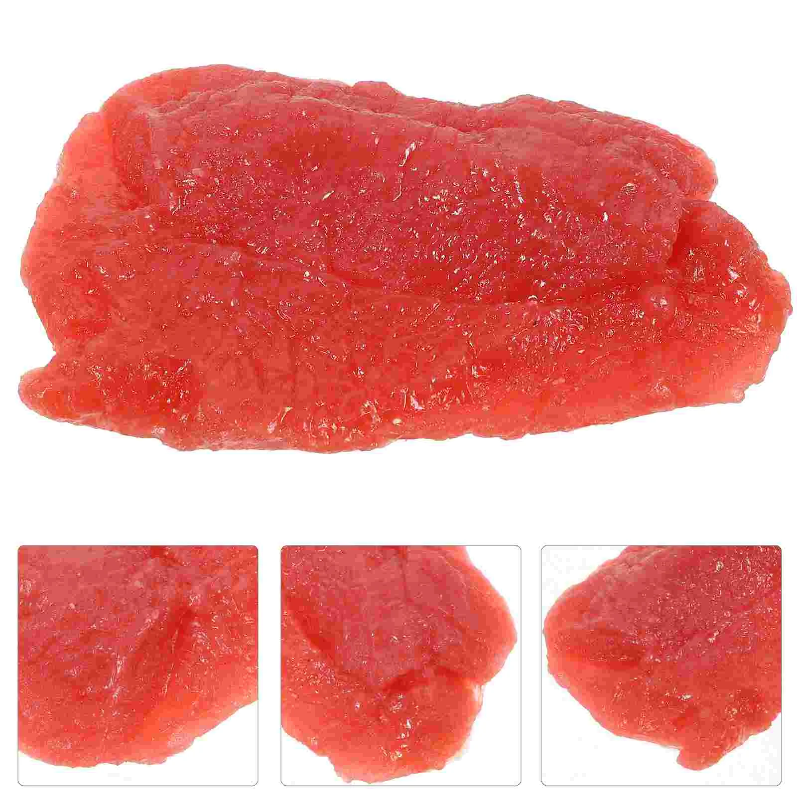 Imitation Meat Slices Plaything Lifelike Decoration Fake Food Toys Decorative Models Ornaments Kitchen
Imitation Meat Slices Plaything Lifelike Decoration Fake Food Toys Decorative Models Ornaments Kitchen