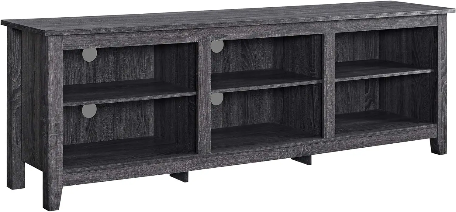 Walker Edison Wren Classic 6 Cubby TV Stand for TVs up to 80 Inches, 70 Inch, Charcoal
Walker Edison Wren Classic 6 Cubby TV Stand for TVs up to 80 Inches, 70 Inch, Charcoal