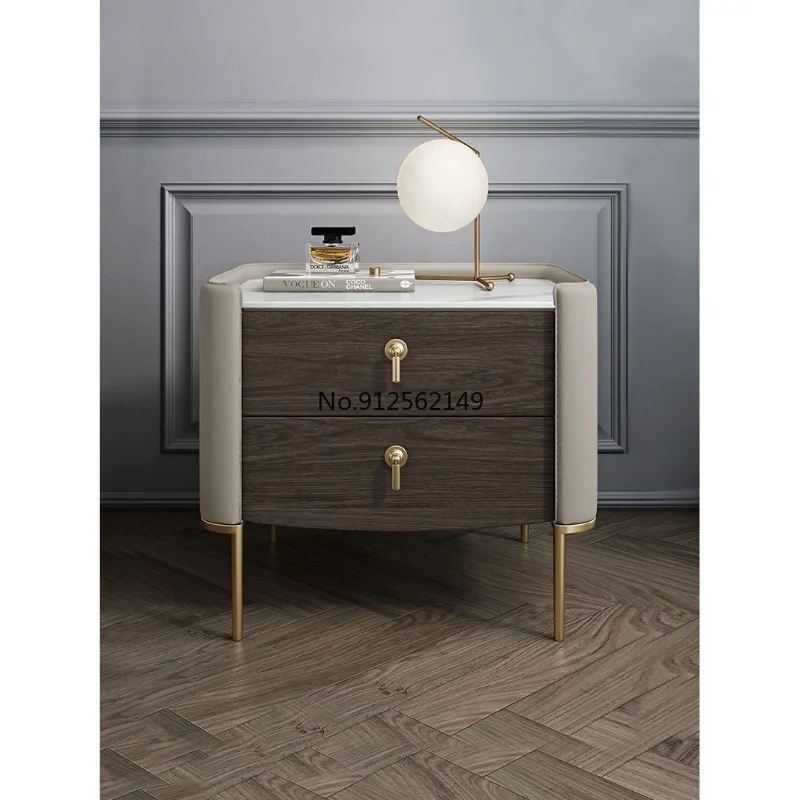 Nordic bedside table light luxury solid wood slate locker modernminimalist leather furniture nightstand bedroom mesa de noche
Nordic bedside table light luxury solid wood slate locker modernminimalist leather furniture nightstand bedroom mesa de noche