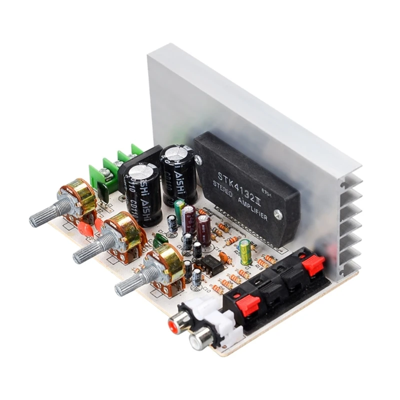 

DX-0408 2.0Channel STK Thick Film Series Power Amplifier Board 50Wx2 DIY Power Amplifier Modules Double AC15-18V