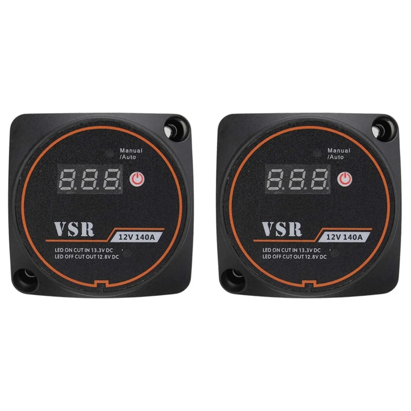 2Set Digital Display Durable Dual Battery Lsolator 12V 140A Voltage Sensitive Split Charge Relay For Camper Car RV Yacht
2Set Digital Display Durable Dual Battery Lsolator 12V 140A Voltage Sensitive Split Charge Relay For Camper Car RV Yacht