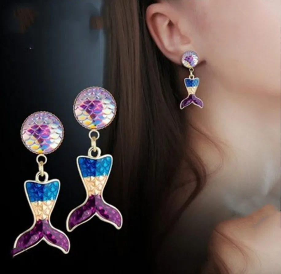 Earrings for Women 2023 Trending Vintage Colorful Beauty Fishtail Earrings Luxury Quality Jewelry for Girls Gifts Wedding Party
Earrings for Women 2023 Trending Vintage Colorful Beauty Fishtail Earrings Luxury Quality Jewelry for Girls Gifts Wedding Party