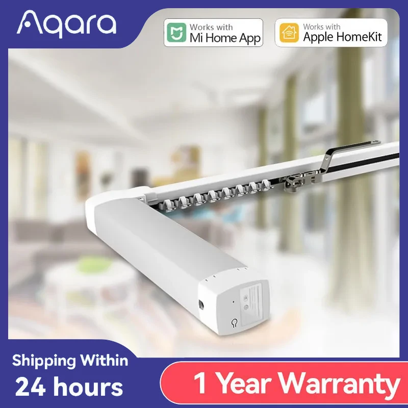 

Aqara Smart Curtain Motor Zigbee Intelligent Wireless Timing Electric Curtain Motor Smart Home APP Remote Control