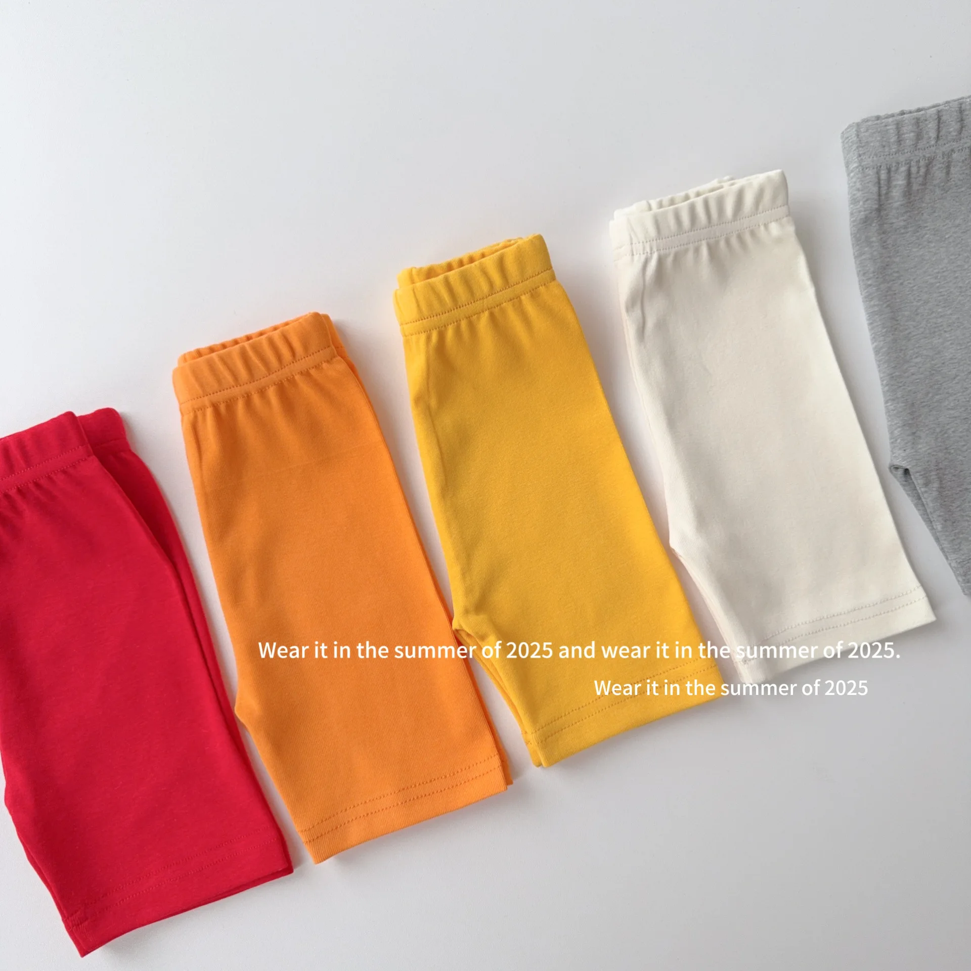 2025 Summer New Girls Shorts Yoga Pants Solid Casual Children Leggings Baby Girls Colorful Safety Pants Kids Anti Slip Shorts 17 Sacd2fa9013f04da5a383c202d37b8b926