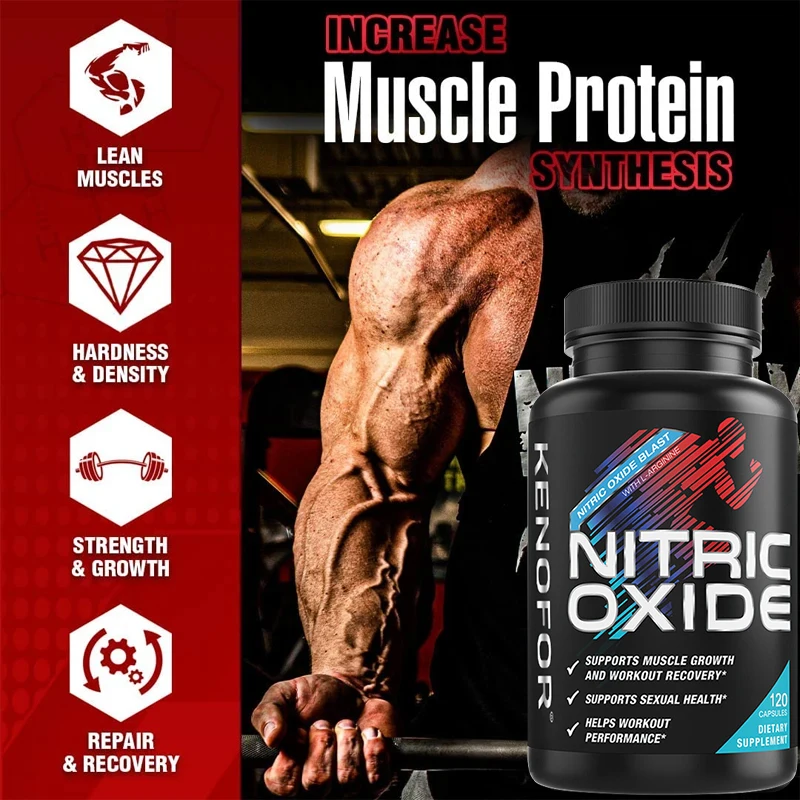 Nitric Oxide Supplement L-Arginine-Citrulline Malate-Premium Muscle Support Nitrogen Booster to Support Strength and Energy
Nitric Oxide Supplement L-Arginine-Citrulline Malate-Premium Muscle Support Nitrogen Booster to Support Strength and Energy