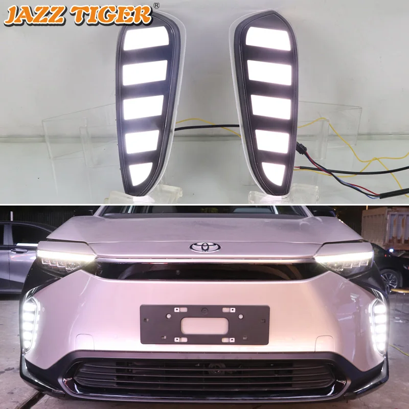 JAZZ TIGER Yellow Turn Signal Function Waterproof 12V Car DRL Lamp LED Daytime Running Light For Toyota bZ4X 2022 2023
JAZZ TIGER Yellow Turn Signal Function Waterproof 12V Car DRL Lamp LED Daytime Running Light For Toyota bZ4X 2022 2023