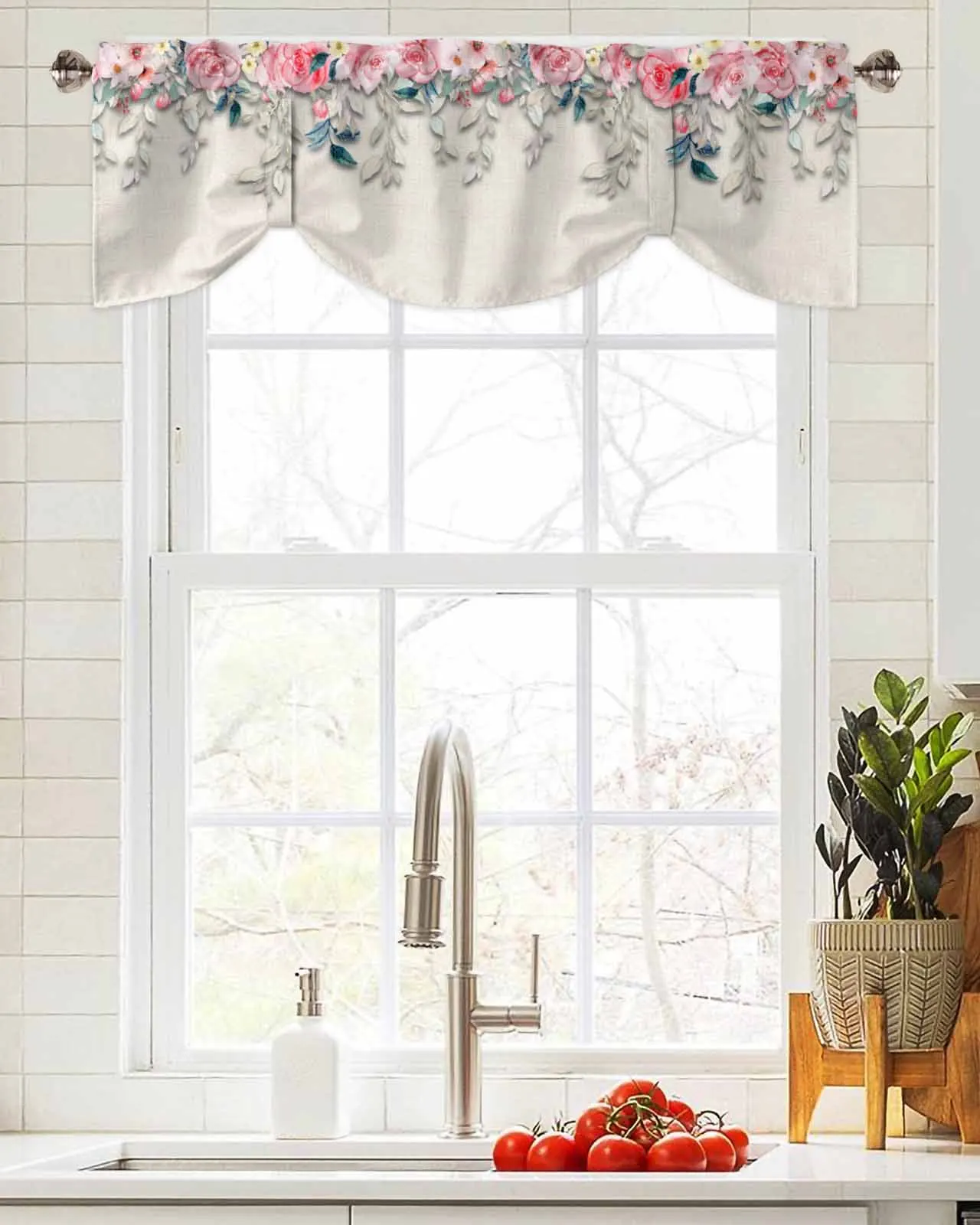 

Занавеска на окна ручной работы с цветочным рисунком, занавеска для гостиной, кухни, шкафа, тянущаяся, карманный балдахин