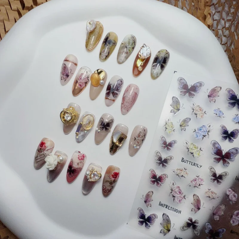 Special Offer Relief Nail Stickers Hot Japanese Nail Stickers Ink Butterfly Nail Ornament
Special Offer Relief Nail Stickers Hot Japanese Nail Stickers Ink Butterfly Nail Ornament