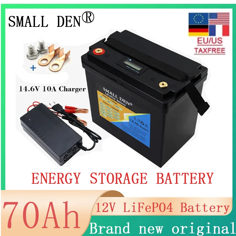 12V 70ah Lifepo4 Akku 650W Motor LCD mit BMS 12,8 V E-Boot RV Outdoor Mobile Power Wechsel richter Solar Licht 2. 7 v10a Ladeger
12V 70ah Lifepo4 Akku 650W Motor LCD mit BMS 12,8 V E-Boot RV Outdoor Mobile Power Wechsel richter Solar Licht 2. 7 v10a Ladeger