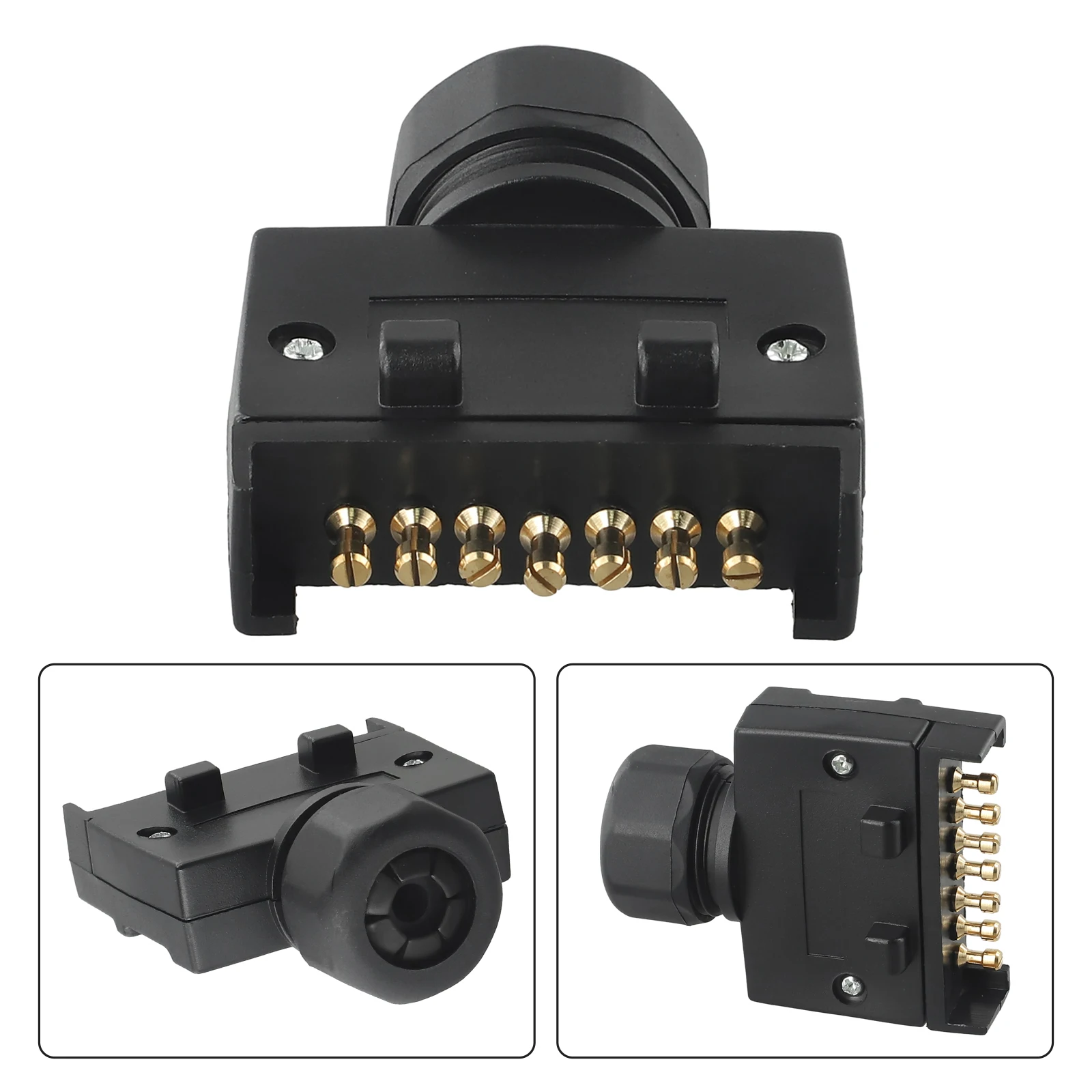 Australian Standard Connector Flat Plug Male 2.95*2.44*0.75\\\\\\\" 7 Pin 75*62*19mm Adapter Black Boat Quick Fit Plastic
Australian Standard Connector Flat Plug Male 2.95*2.44*0.75\\\\\\\" 7 Pin 75*62*19mm Adapter Black Boat Quick Fit Plastic